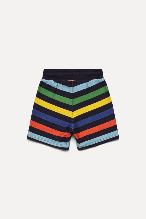 Encontraproduto.com.br - Bermuda Mini Sm Moletom Listra Color