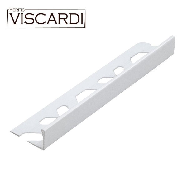Encontraproduto.com.br - Perfil Alumínio Viscardi Ravena Blanc Brilho 0,3x1,2x300cm
