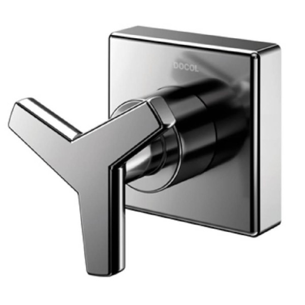 Encontraproduto.com.br - Acabamento para Registro Docol Docol City Grafite Polido 1.1/2
