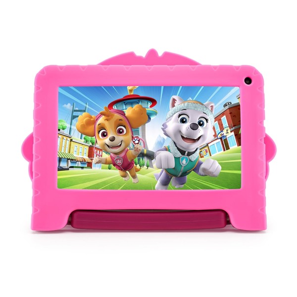 Encontraproduto.com.br - Tablet Infantil Patrulha Canina Skye 4GB RAM + 64GB + Tela 7 pol + Case + Wi-fi + Android 13 + Quad Core Multi - NB422OUT [Reembalado]