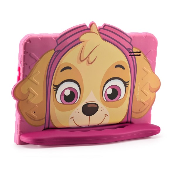 Encontraproduto.com.br - Tablet Infantil Patrulha Canina Skye 4GB RAM + 64GB + Tela 7 pol + Case + Wi-fi + Android 13 + Quad Core Multi - NB422OUT [Reembalado]