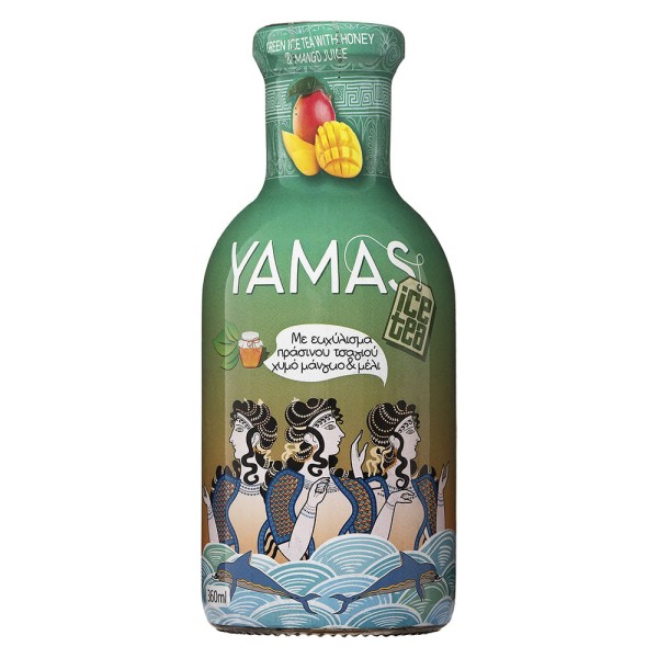 Encontraproduto.com.br - Chá Verde com Suco de Manga e Mel Sem Glúten Yamas 360ml