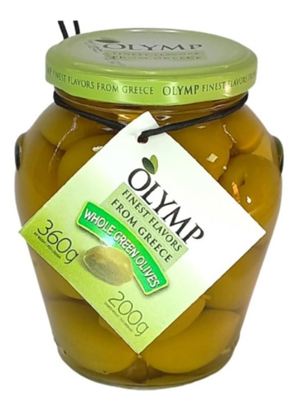 Encontraproduto.com.br - Olymp Azeitonas Verdes  Mamute Inteira 200g