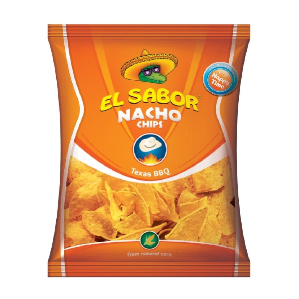 Nacho Chips Sabor Barbecue El Sabor 100 G
