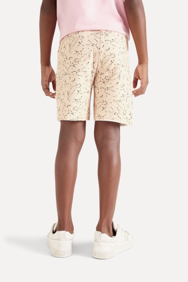 Encontraproduto.com.br - BERMUDA MINI SM MOLETOM ESTAMPA COSMOS