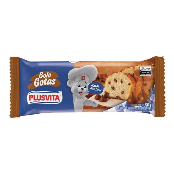 Encontraproduto.com.br - Bolo Plus Vita Gotas de Chocolate 250g