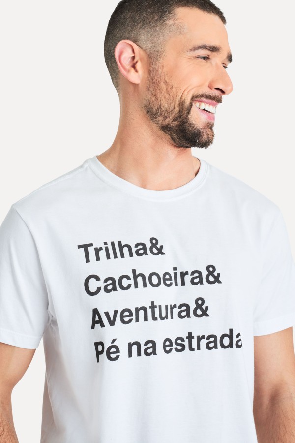 Camiseta Trilha Cachoeira Estrada