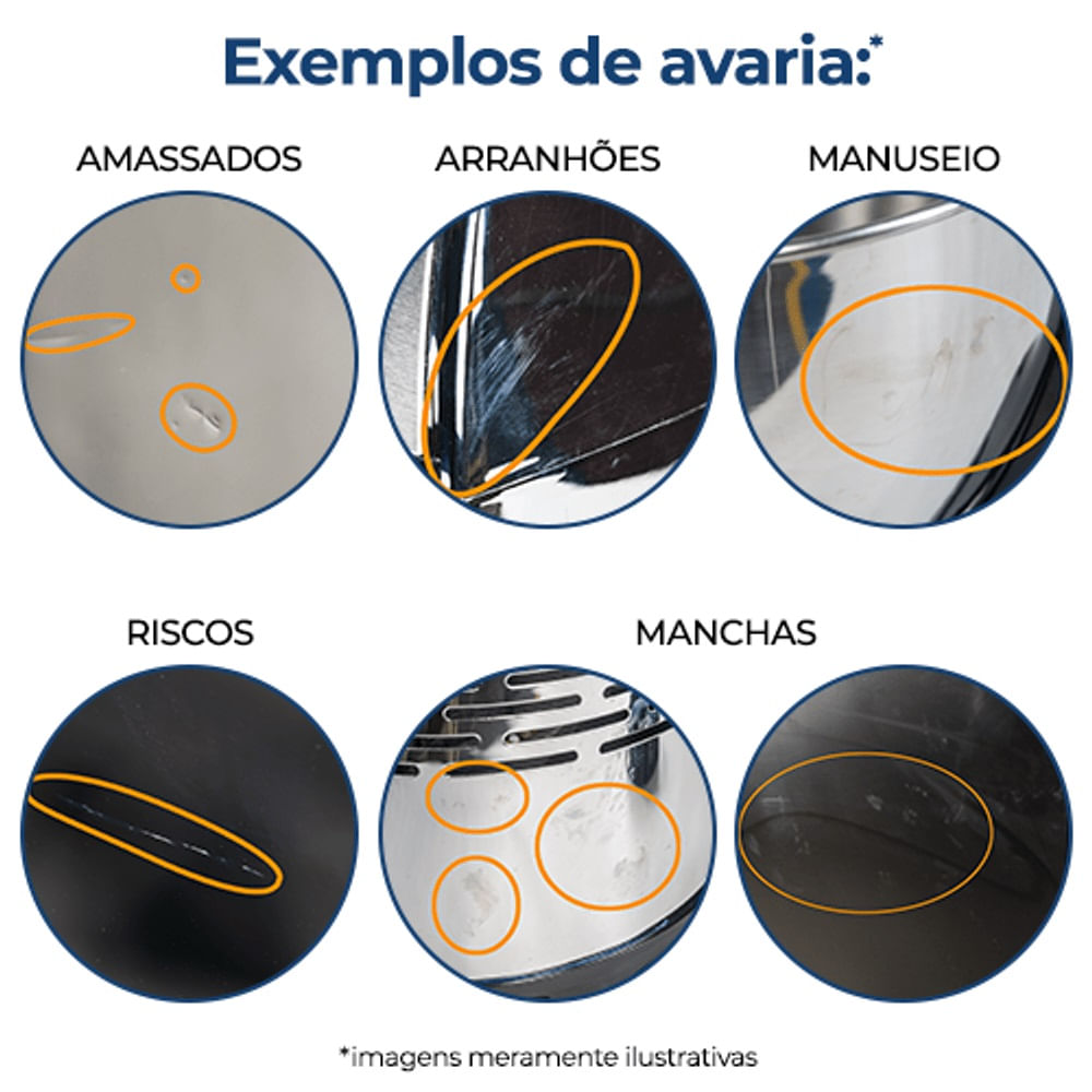 Chaleira Elétrica Kazaru Inox 1,8L - 127V (Avariado)