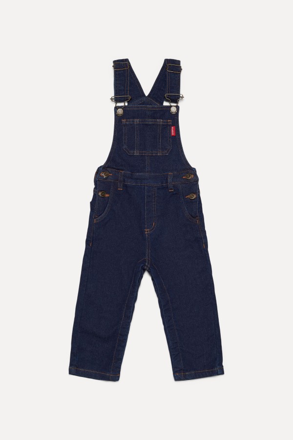 Encontraproduto.com.br - Macacão Jeans Bebê Forro Malha