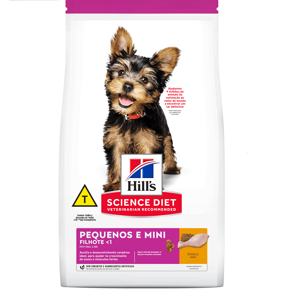 Ração Hills Cão Filhote Cães Pequenos Mini
