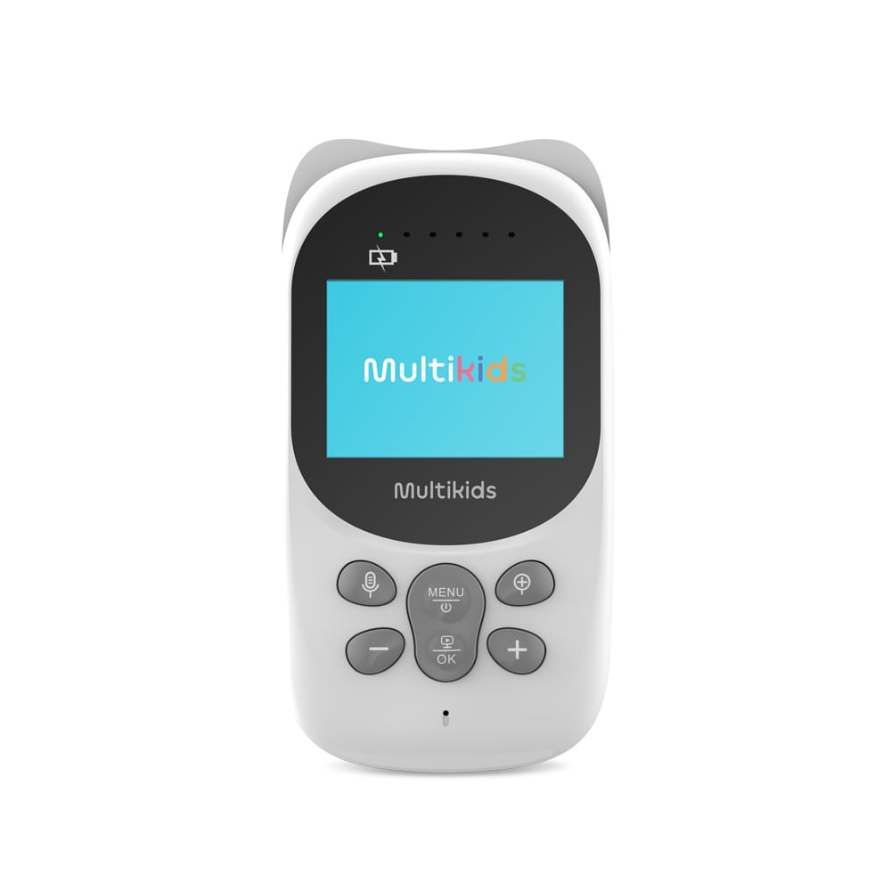 Encontraproduto.com.br - Babá Eletrônica Sem fio Multikids Conexão FHSS, Tela LCD 2,4  Bivolt - BB1245OUT [Reembalado]
