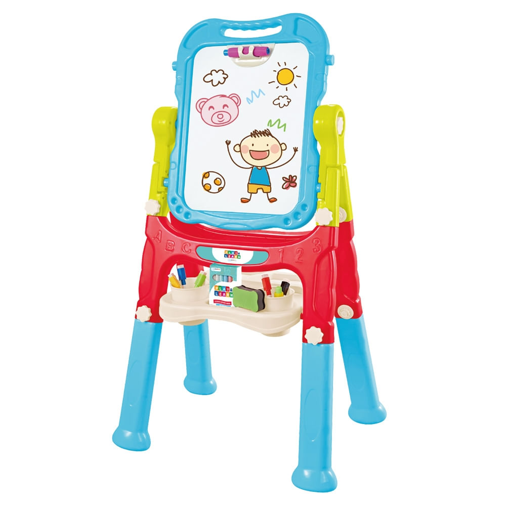 Encontraproduto.com.br - Lousa Mágica 2 em 1 Studio Play & Learn Multikids - BR1214OUT [Reembalado]