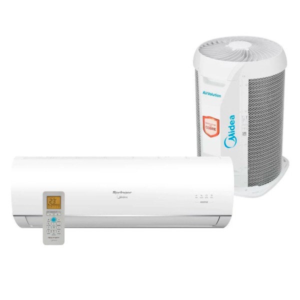 Encontraproduto.com.br - Ar Condicionado Split Airvolution II Frio 9.000 BTUs 220V - 42AFFCG09S5 - Springer Midea