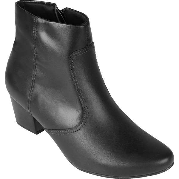 Botas Couro Preta - Usaflex