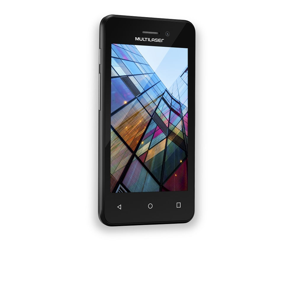 Encontraproduto.com.br - Smartphone Multi Ms40S 4 Pol. Câmera 2 Mp + 5 Mp 3G Quad Core 8Gb Android 6,0 - P9025OUT [Reembalado]