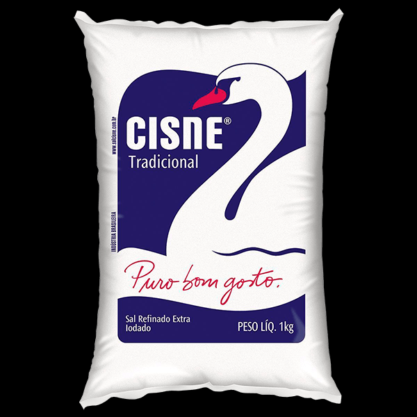 Sal Refinado Cisne Tradicional 1kg