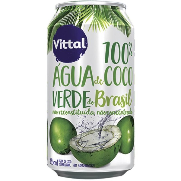 Encontraproduto.com.br - Água de Coco Vittal Lata com 335ml