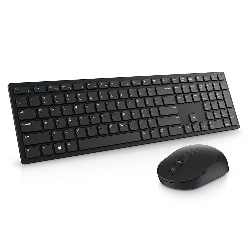 Kit Teclado e Mouse Dell PRO KM5221W Wireless Preto