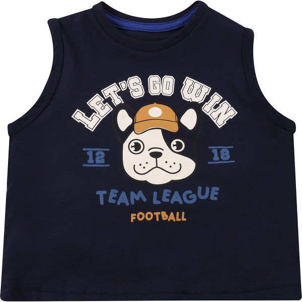 Camiseta Manga Curta Infantil Dog Marinho - Toys & Kids