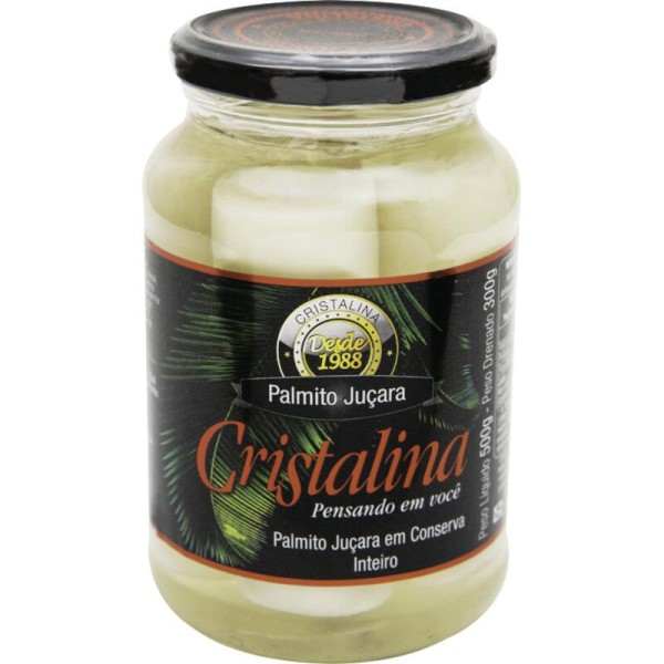Encontraproduto.com.br - Palmito Juçara Cristalina Inteiro Vidro com 300g