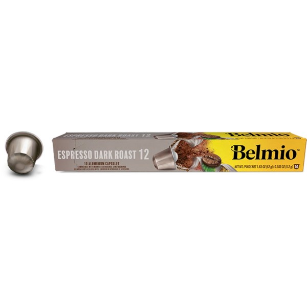 Cápsulas De Café Espresso Belmio Dark Roast 10 Cápsulas