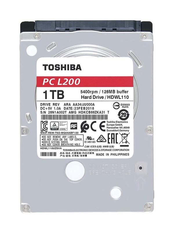 HD para Notebook 1TB 2.5