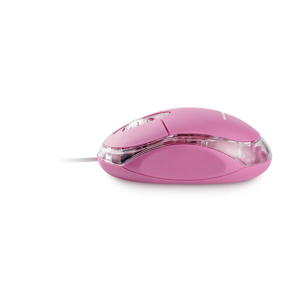 Encontraproduto.com.br - Mouse Classic Box Optico Rosa Usb - MO181OUT [Reembalado]