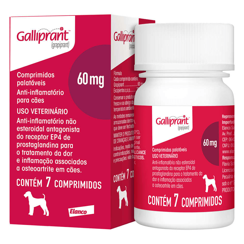 Encontraproduto.com.br - Galliprant 60mg Anti-inflamatório para Cachorro