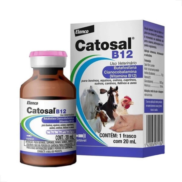 Encontraproduto.com.br - Medicamento Suplemento Vitamínico Catosal B12 Injetável 20ml