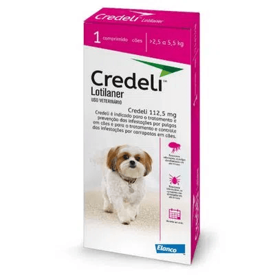 Credeli 112,5mg - para Cães de 2,5 a 5,5Kg