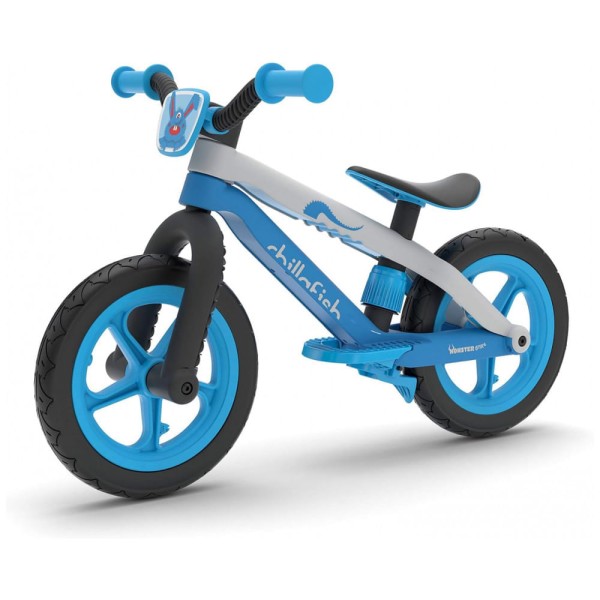 Encontraproduto.com.br - Bicicleta sem Pedal para Crianças de 2 a 5 Anos com Assento Ajustável e Pneus sem Ar, Chillafish, Azul