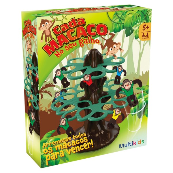 Encontraproduto.com.br - Jogo Cada Macaco No Seu Galho Multikids - BR1775OUT [Reembalado]
