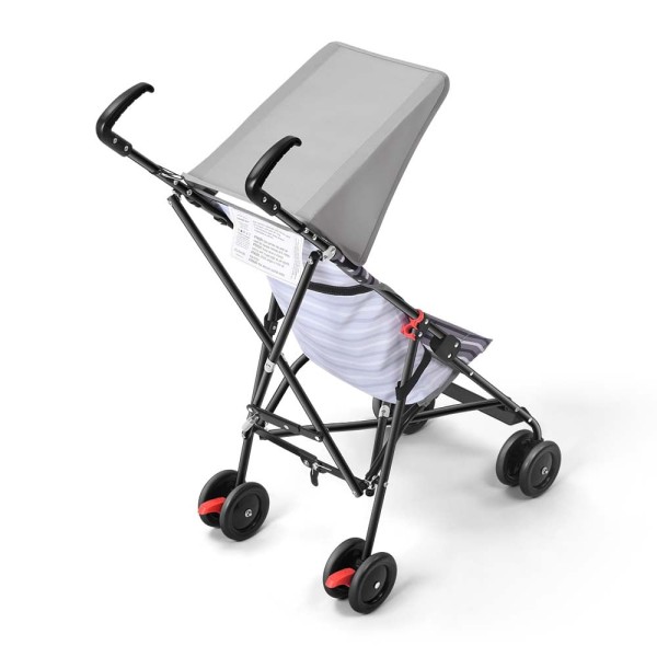 Encontraproduto.com.br - Carrinho Guarda-Chuva 6M-15 Kgs Multikids Navy Preto com Cinza - BB494OUT [Reembalado]