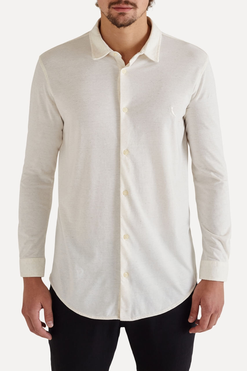 Camisa Ml Malha Linho