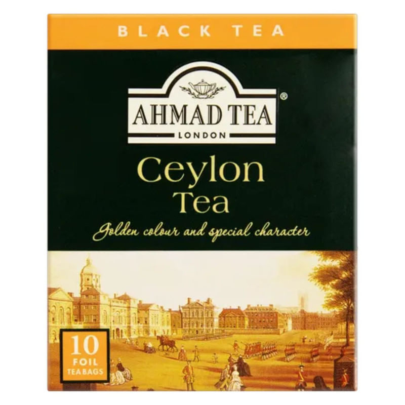 Encontraproduto.com.br - Chá Preto Ceylon Tea Ahmad Tea London 10 Unidades 20g