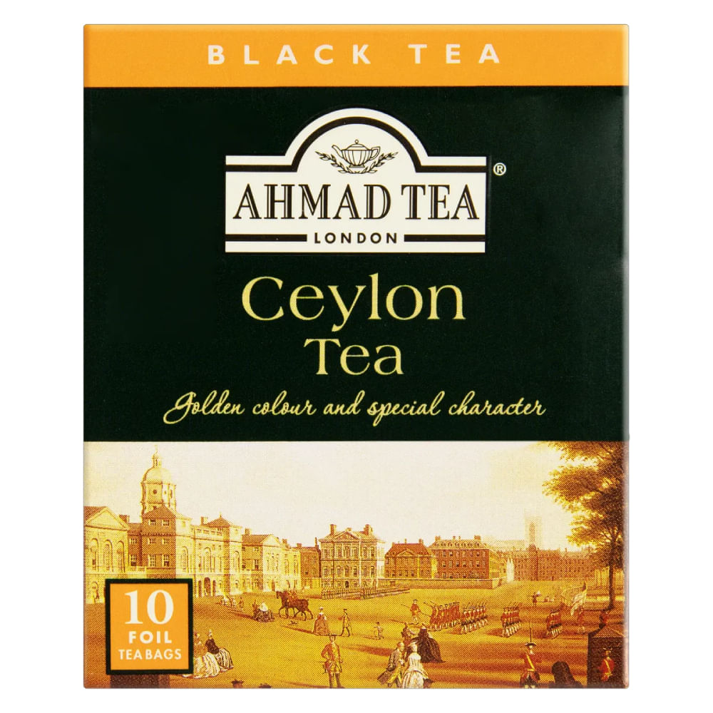 Encontraproduto.com.br - Chá Preto Ceylon Tea Ahmad Tea London 10 Unidades 20g