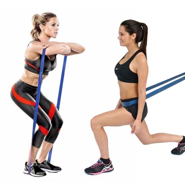 Encontraproduto.com.br - Faixa Elastica Extensor Super Band Resistencia Crossfit Azul