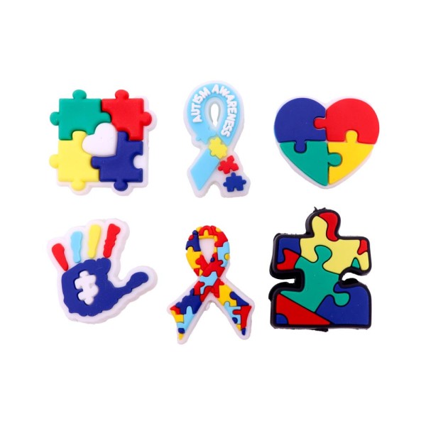 Encontraproduto.com.br - Entremeio Identificação Autismo Emborrachado Com 30 Peças