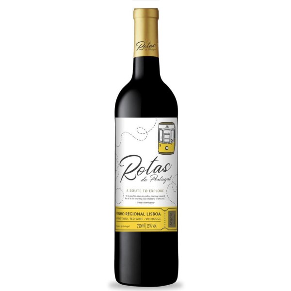 Vinho Português Rotas de Portugal Tejo Branco 750ml