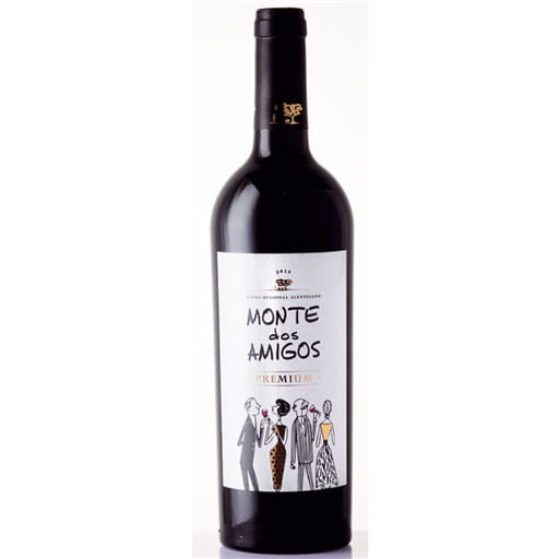 VINHO TINTO PORTUGUES MONTE DOS AMIGOS PREMIUM 750ML