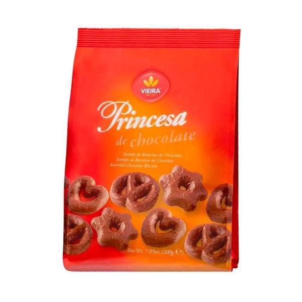 Encontraproduto.com.br - Biscoito Sortidos Princesa Chocolate 200g