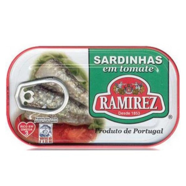 Encontraproduto.com.br - SARDINHA PORTUGUESA RAMIREZ MOLHO TOMATE 125G