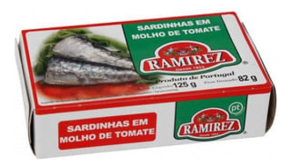 Encontraproduto.com.br - SARDINHA PORTUGUESA RAMIREZ MOLHO TOMATE 125G