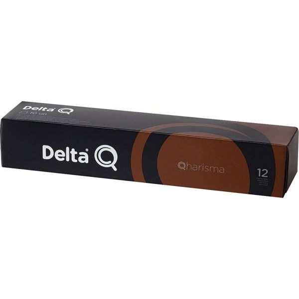 Encontraproduto.com.br - Café Delta Q Qharisma 55g c/ 10 Cápsulas