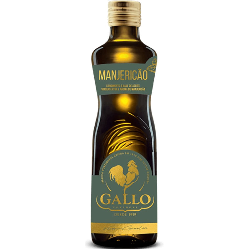 Azeite Gallo Manjericao Extra Virgem Vidro 250ML