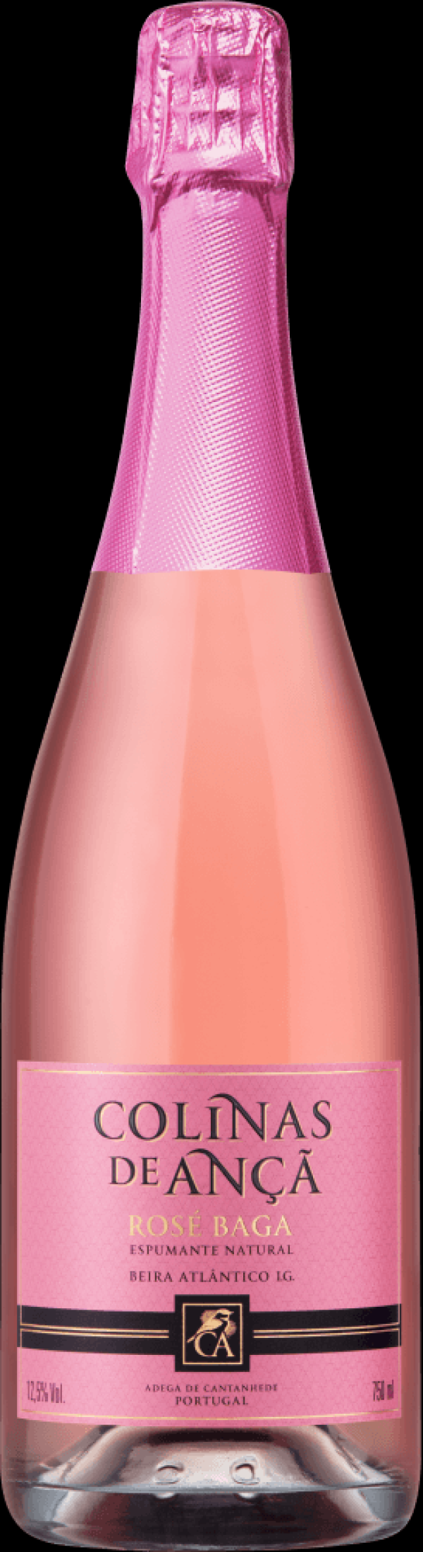 Espumante Português Colinas de Ançã Natural Baga Rosé Beira Atlantico 750ml