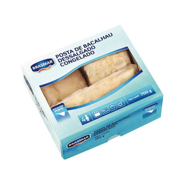 Encontraproduto.com.br - Posta de Bacalhau Do Porto, Congelado, Brasmar 700g