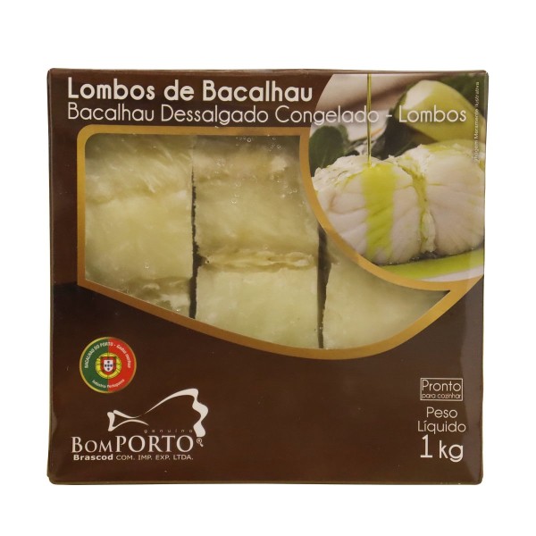 Encontraproduto.com.br - Lombo Bacalhau Morhua 1kg Desal Cong