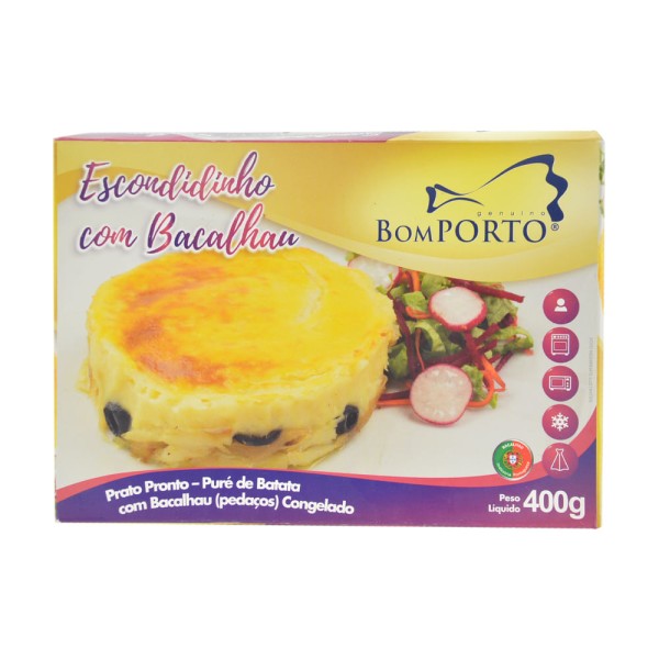 Escondidinho de Bacalhau Bom Porto Caixa 400g