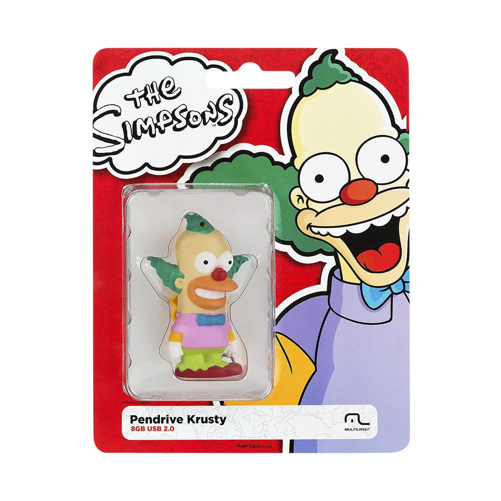 Encontraproduto.com.br - Pendrive Simpsons Krusty 8gb Multi - PD074OUT [Reembalado]